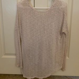 Cream knit sweater